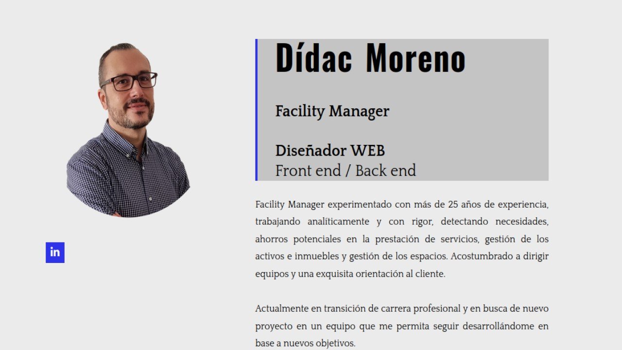 CV Dídac Moreno